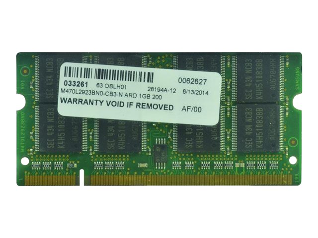 2-Power - DDR - module - 1 GB - SO-DIMM 200-pin - 333 MHz / PC2700 - unbuffered