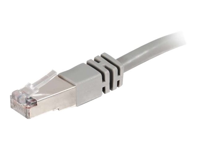 C2G Cat5e Booted Shielded (STP) Network Patch Cable - patch cable - 10 m - grey
