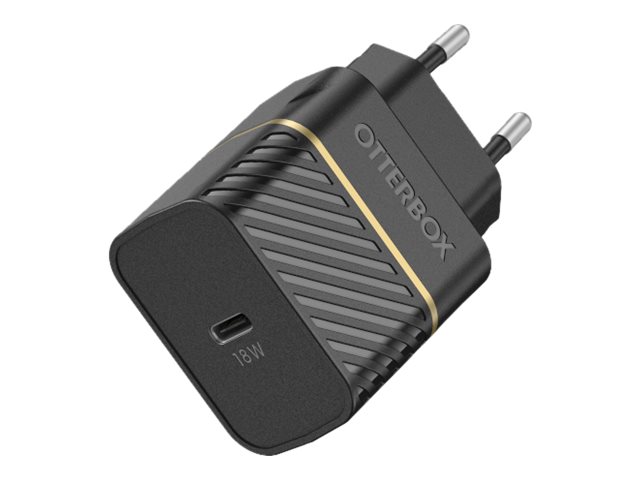 OtterBox EU Wall Charger 18W - 1X USB-C 18W USB-PD Black
