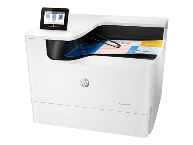 HP PageWide Color 755dn - Printer - colour - Duplex - page wide array - A3 - 1200 x 1200 dpi - up to 35 ppm (mono) / up to 35 ppm (colour) - capacity: 550 sheets - USB 2.0, LAN, Wi-Fi(n), USB 2.0 host