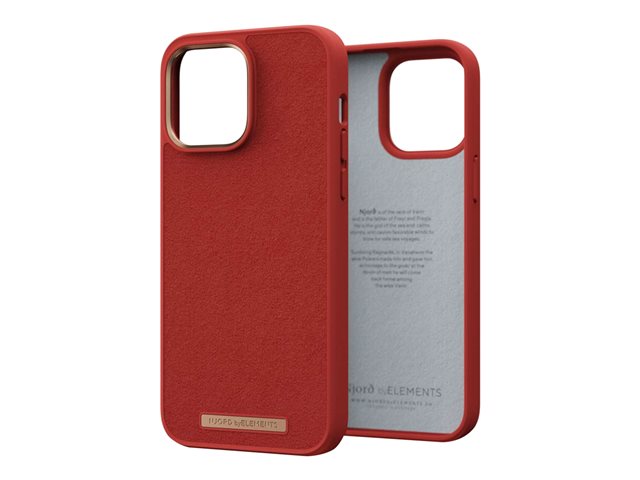 NJORD SUEDE COMFORT+ CASE FOR IPHONE 14 PRO MAX BURNT ORANGE