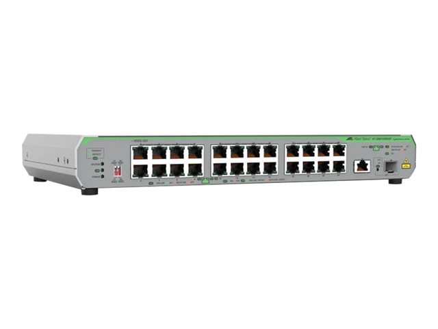 GIGABIT UNMANG SWITCH W 10G UPL 24X 100M/1G-T EU POWER