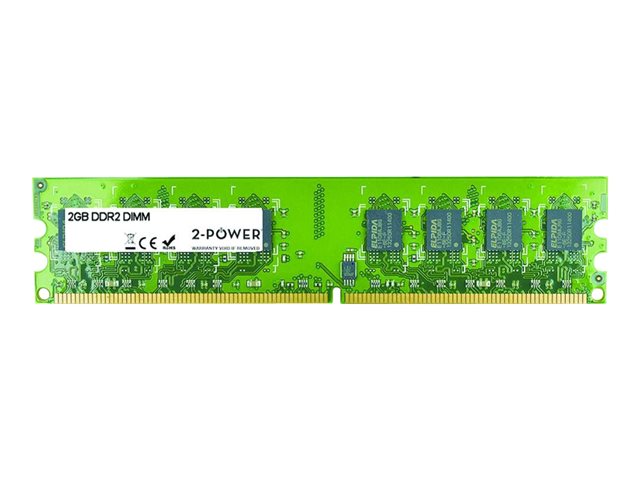 2-Power - DDR2 - module - 2 GB - DIMM 240-pin - 800 MHz / PC2-6400 - unbuffered