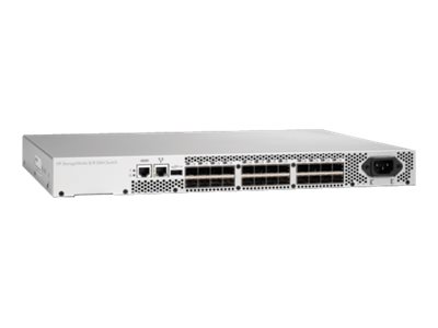 HPE 8/8 Base (0) e-port SAN - switch - 8 ports - Managed - rack-mountable