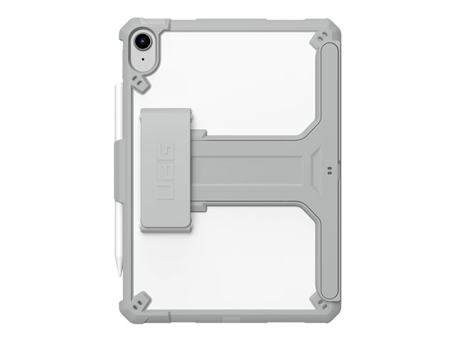 UAG Scout Healtcare Series Case for iPad 10.9 (10th Gen, 2022) - Scout w HS & KS Healthcare White/Gray - Back cover for tablet - with kickstand & hand strap - thermoplastic polyurethane (TPU), silicone - white, grey - 10.9" - for Apple 10.9-inch iPad (10t