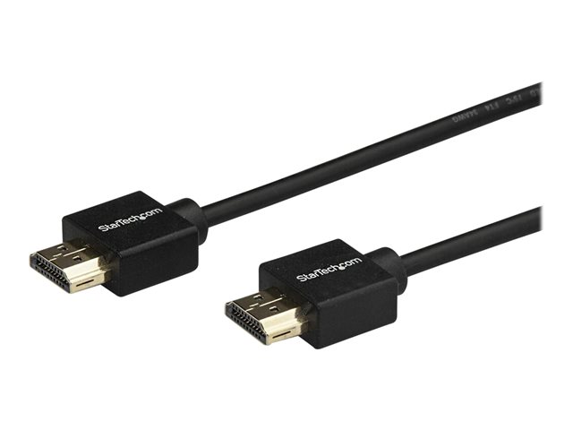 StarTech.com 6.6ft (2m) HDMI 2.0 Cable, 4K Premium Certified High Speed HDMI Cable with Ethernet, 4K 60Hz HDR10, Ultra HD HDMI Cable, Long HDMI Cable/Cord for TV/Monitor/Laptop/PC - HDMI to HDMI Video Cable - M/M - HDMI cable - 2 m