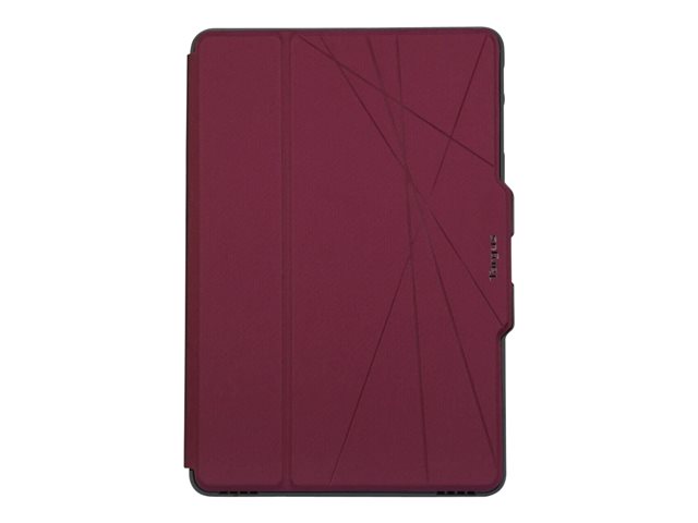 Targus Click-In - Flip cover for tablet - polyurethane, faux leather - berry - 10.5" - for Samsung Galaxy Tab S4 (10.5 in)
