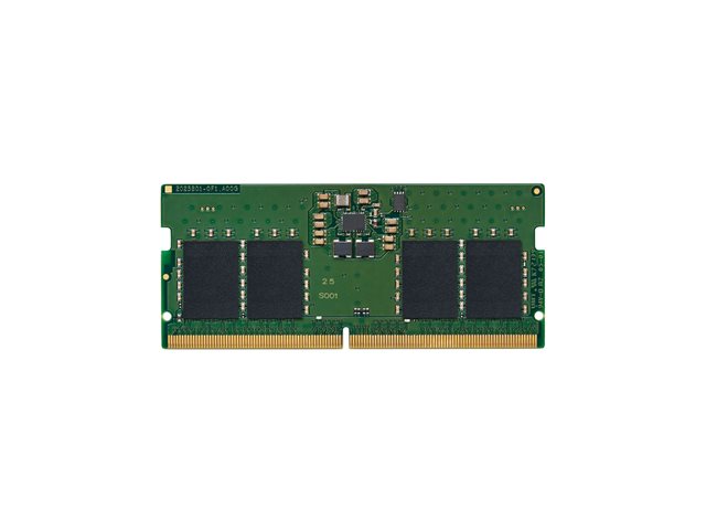 Kingston ValueRAM - DDR5 - module - 8 GB - SO-DIMM 262-pin - 5600 MT/s / PC5-44800 - CL46 - 1.1 V - unbuffered - on-die ECC