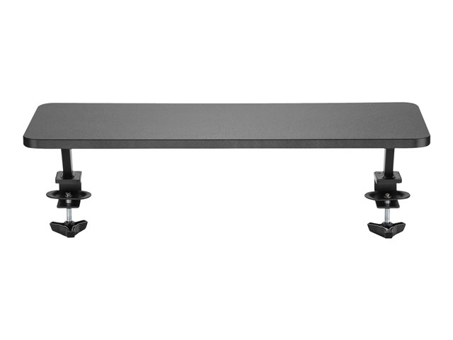 Tripp Lite Clamp-On Monitor Riser - Antimicrobial Protection, 25.6 in. (65 cm) stand - for monitor / TV / notebook / printer - black