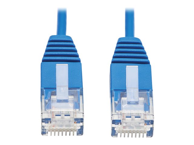 Eaton Tripp Lite Series Cat6 Gigabit Molded Ultra-Slim UTP Ethernet Cable (RJ45 M/M), Blue, 6-in. (15.24 cm) - network cable - 15.24 cm - blue