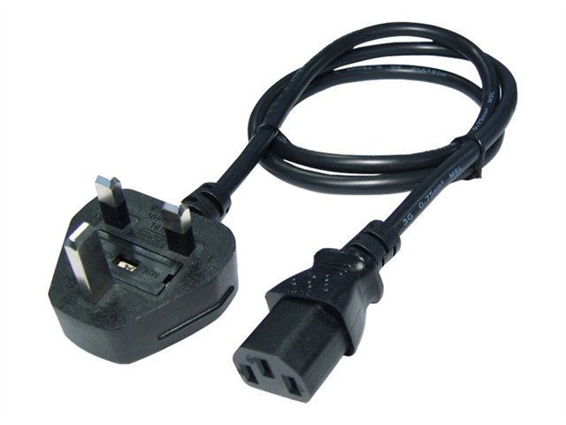 Cables Direct - power cable - power to IEC connector - 1 m