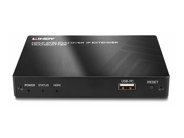 LINDY KVM over IP Extender, Transmitter - KVM / infrared extender - 1GbE, HDMI