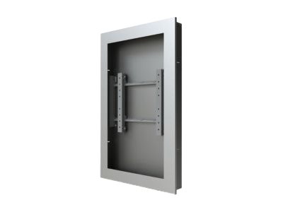 Peerless-AV Wall Kiosk Enclosure KIP642-S-EUK - Portrait - enclosure - for LCD display - silver powder