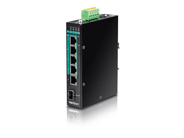 TRENDnet TI-PG541I - switch - 6 ports - Managed - TAA Compliant