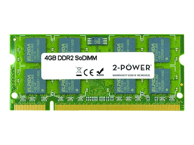 2-Power - DDR2 - 4 GB - SO-DIMM 200-pin - 800 MHz / PC2-6400 - CL6 - unbuffered - non-ECC - for Dell Vostro 1520