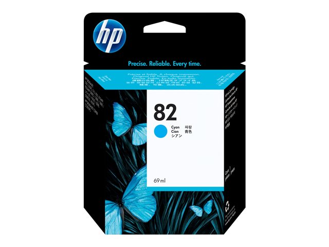 HP 82 - cyan - original - DesignJet - ink cartridge