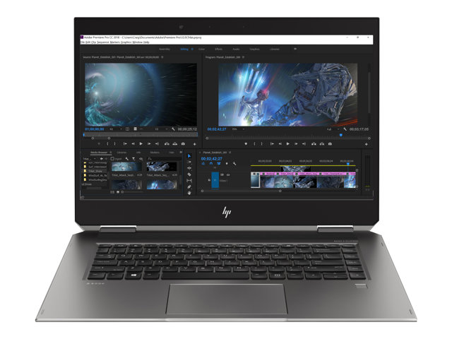HP ZBook Studio x360 G5 Mobile Workstation - 15.6" - Intel Core i7 8750H - 16 GB RAM - 256 GB SSD - UK