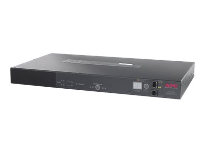 RACK ATS, 10A/230V, 12A/208V, C14 IN, (12) C13 OUT