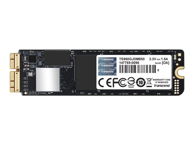 Transcend JetDrive 855 - SSD - 960 GB - external (portable) - NVMe - Thunderbolt