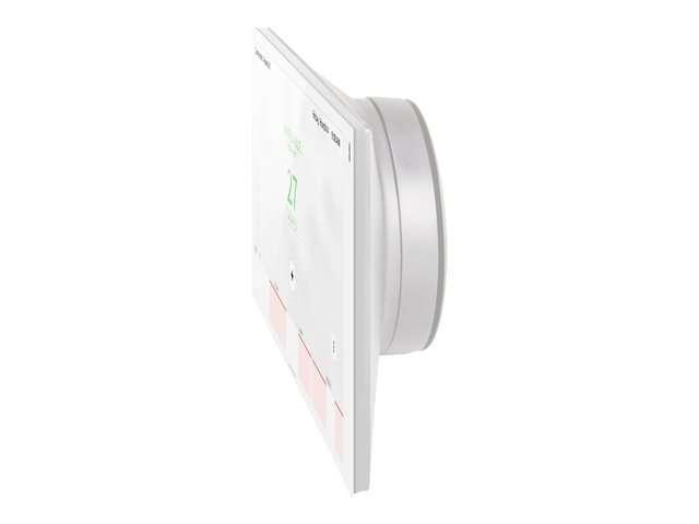 Crestron TSW-1070-MSMK-W-S - Mounting kit (adhesive rear housing, cover, adhesive backed raceway (3 sections)) - multisurface - for touch screen - plastic - smooth white - surface mountable, glass-mounted - for Crestron TSW-1070, TSW-770/1070, Room Schedu