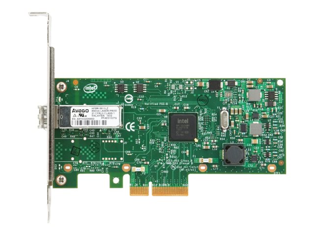 Lenovo ThinkSystem I350-F1 By Intel - Network adapter - PCIe 2.0 x4 low profile - 1000Base-SX x 1 - for ThinkAgile MX3330-F Appliance, MX3330-H Appliance, MX3331-F Certified Node