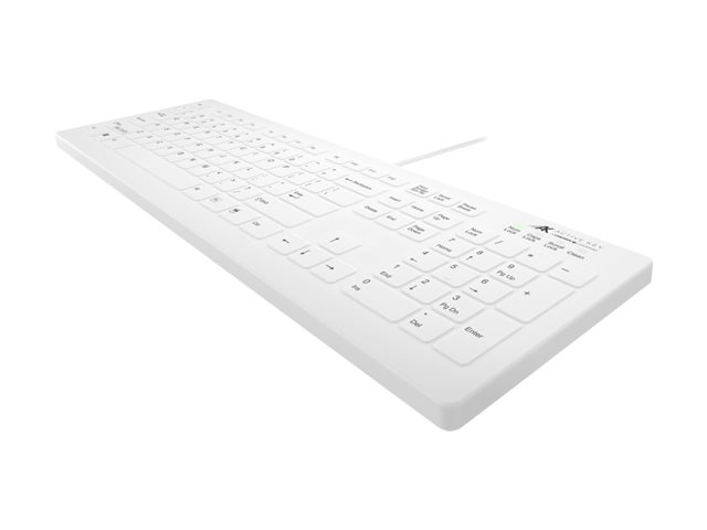 Active Key AK-C8112 - keyboard - medical - 100% full size - QWERTY - US - white Input Device