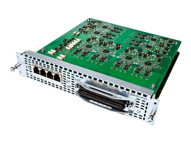 FIXED PORT HIGH DENSITY ANALOG VOICE SERVICEMODULE FOR ISR4K