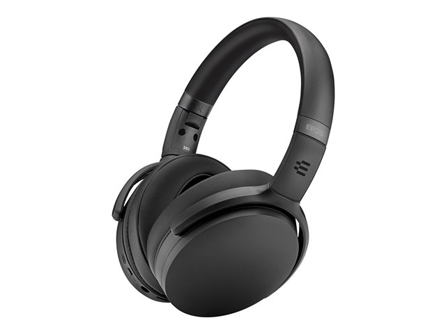 EPOS ADAPT 361 - Headset - full size - Bluetooth - wireless, wired - active noise cancelling - 3.5 mm jack - black - Certified for Microsoft Teams, Optimised for UC