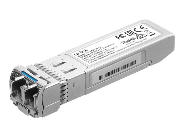 TP-Link TL-SM5110-LR V1 - SFP+ transceiver module - 10GbE - 10GBase-LR - LC single-mode - up to 10 km - 1310 nm - for JetStream TL-SG3428X, TL-SG3428XMP, TL-SG3452XP V1