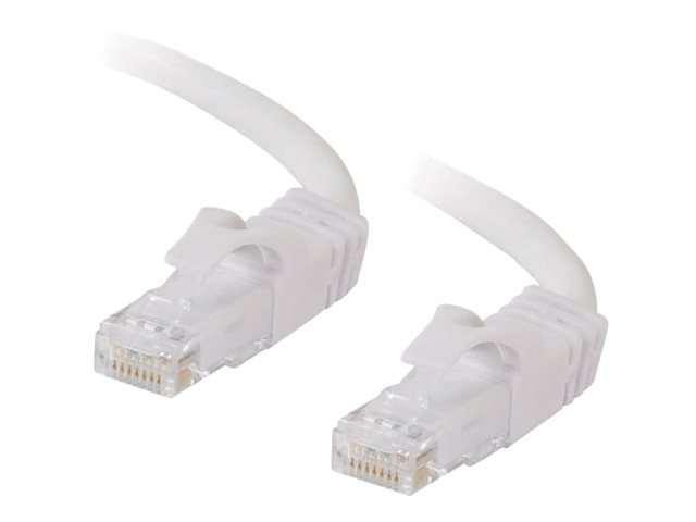 C2G Cat6 Booted Unshielded (UTP) Network Patch Cable - patch cable - 2 m - white