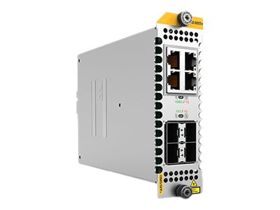 4X 1/10G SFP+ AND 4X 100M/1/2.5 10GBASE-T PORTS LINE CARD