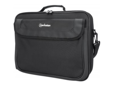 CAMBRIDGE LAPTOP BAG 15.6IN- BLACK CLAMSHELL