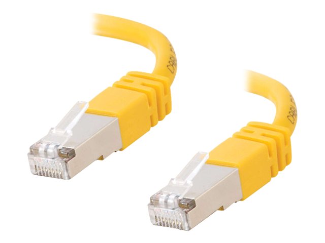 C2G Cat5e Booted Shielded (STP) Network Patch Cable - patch cable - 7 m - yellow