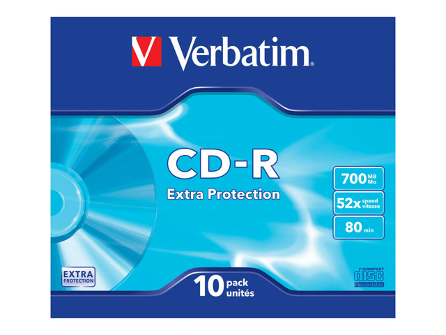 Verbatim - CD-R x 10 - 700 MB - storage media