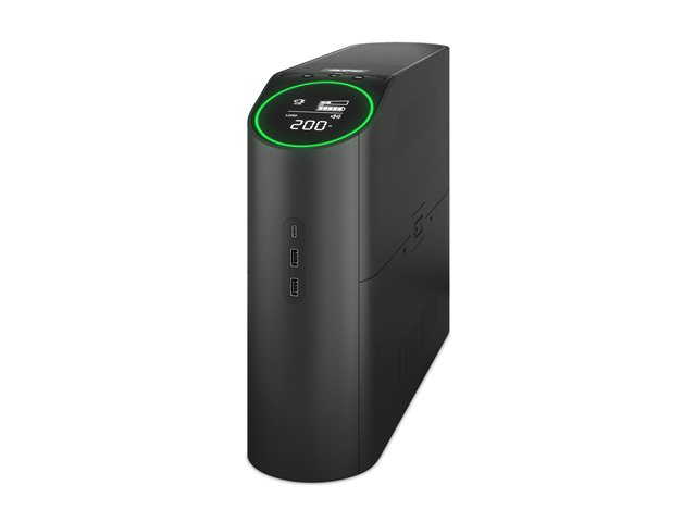 APC Back-UPS Pro Gaming - UPS - tower, RGB lights - AC 230 V - 1320 Watt - 2200 VA - 1-phase - output connectors: 4 - black, midnight