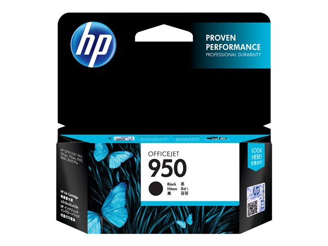 HP 950 - CN049AE - 1 x Black - Ink cartridge - For Officejet Pro 251dw, 276dw, 8100, 8600, 8600 N911a, 8610, 8620, 8625, 8630