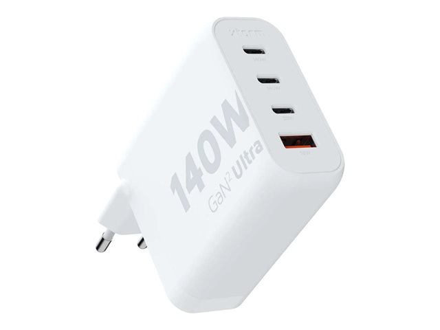 xtorm Volt XEC140 power adapter - GaN2 Ultra - USB, 3 x USB-C - 140 Watt