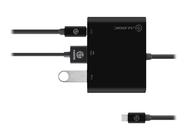 ALOGIC 10CM USB-C MULTIPORT ADAPTER WITH HDMI/USB 3.0/USB-C