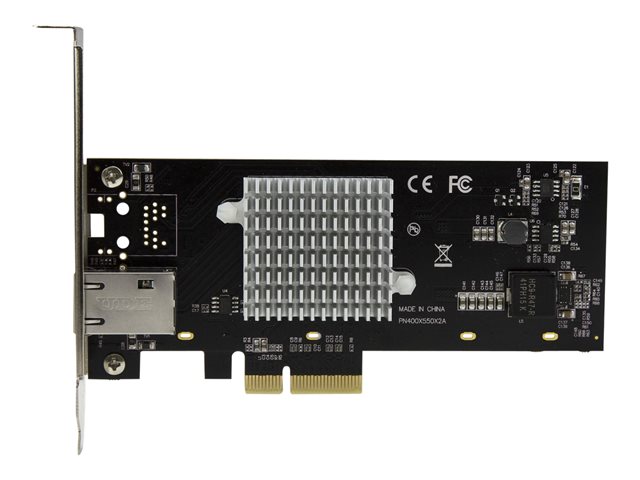 StarTech.com 1 Port 10G PCIe Network Card - 10GBase-T / NBASE-T - RJ45 Port - Intel X550 Chipset - Ethernet Card - Network Adapter - Intel NIC Card (ST10000SPEXI) - network adapter - PCIe 2.0 - 10Gb Ethernet x 1