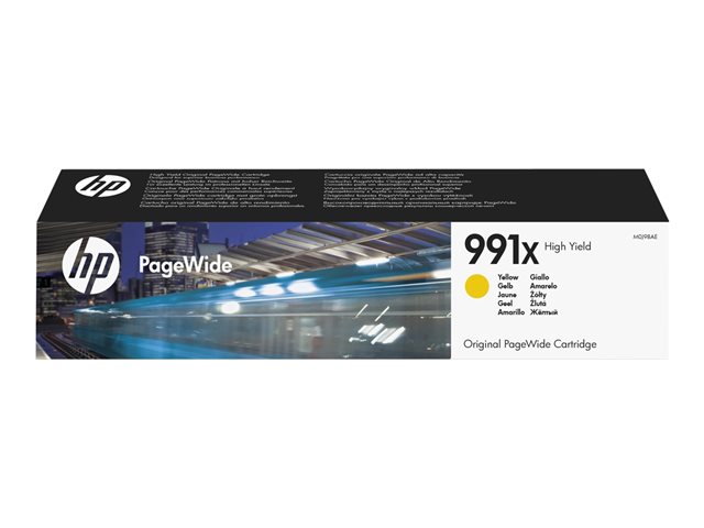 HP 991X - 182 ml - High Yield - yellow - original - PageWide - ink cartridge - for PageWide Color 755, PageWide Managed P77740, P77760, PageWide Pro 750, 772, 777
