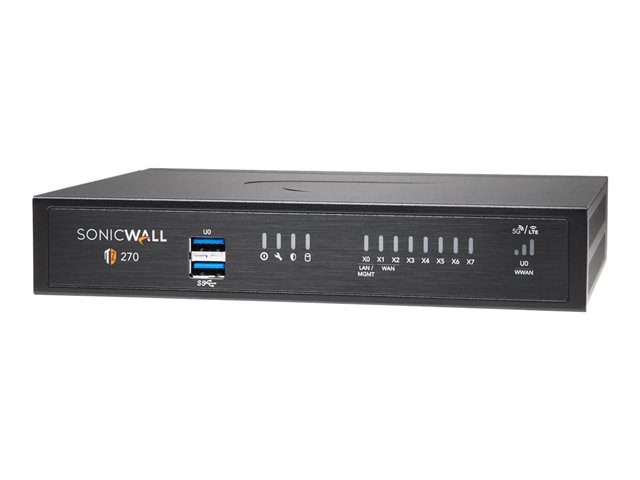 SonicWall TZ270 - High Availability - security appliance - GigE - desktop