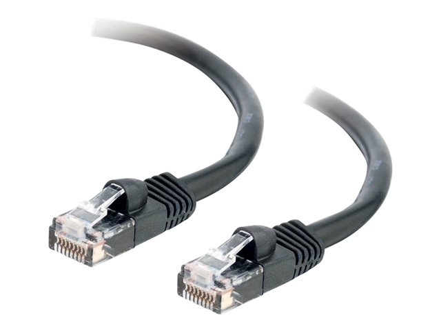 C2G Cat5e Booted Unshielded (UTP) Network Patch Cable - patch cable - 2 m - black
