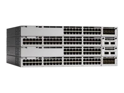 Cisco Catalyst 9300 - Network Essentials - switch - L3 - Managed - 48 x 10/100/1000 (PoE+) - rack-mountable - PoE+ (437 W)