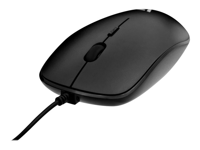 USB OPTICAL 4 BUTTON MOUSE 1.8M CORD/ MAX 1600DPI IN