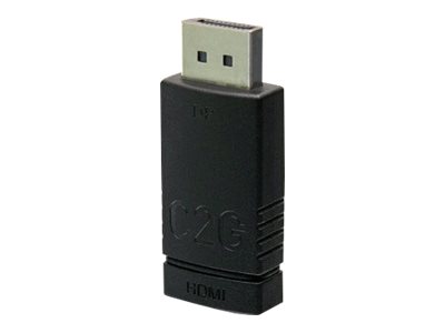 C2G DisplayPort to HDMI Adapter Converter - 4K 30Hz - adapter - DisplayPort / HDMI