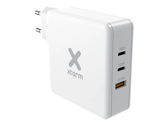 140W USB-C PD3.1 EPR GAN WALL CHARGER WHITE
