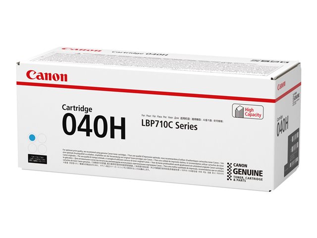 Canon 040 H - High capacity - cyan - original - toner cartridge - for imageCLASS LBP712Cdn