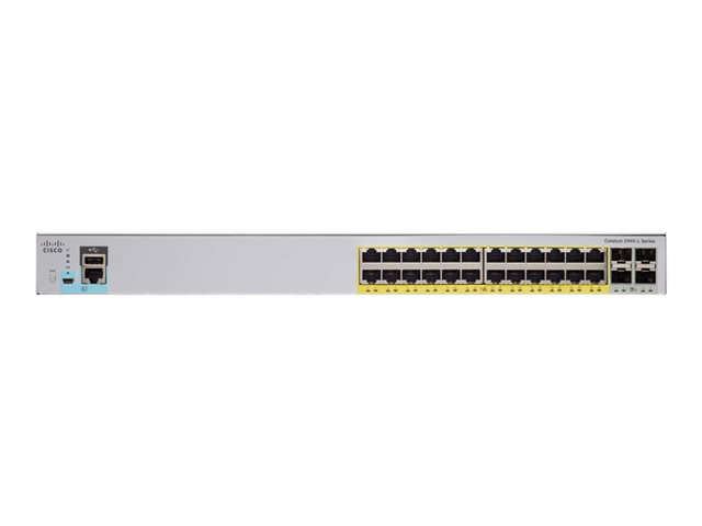 Cisco Catalyst 2960L-24PQ-LL - switch - 24 ports - Managed - rack-mountable