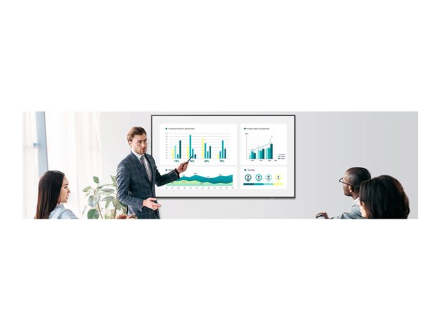 BenQ ST7502S ST Series - 75" LED-backlit LCD display - 4K - for conference
