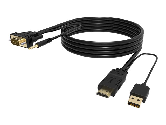 VISION Techconnect - video / audio cable - HDMI / VGA / audio / USB - 2 m